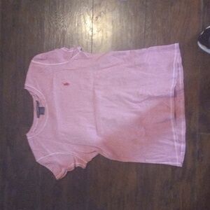 Red and White Polo Tee